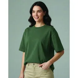 Oversized Heavy Cotton Jersey Tee UPF 50