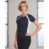 Sprint Ladies CoolDry Ottoman Polyester Athletic Tee with Mesh Panels