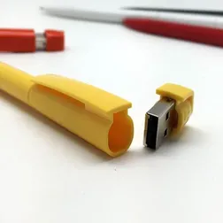 USB Pen 16GB Solid Plastic Rubberized Klio TURNUS German Refill