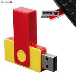 Klio 32GB Micro COB Chip Clip Drive with Interchangeable Plastic Parts
