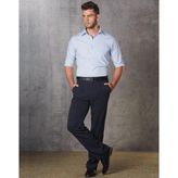 Permanent Press Gabardine Work Trousers Industrial Easy Fit