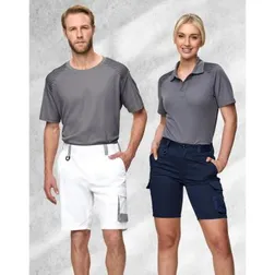 Stretch Drill Cargo Shorts UPF Protection