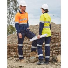 Heavy Cotton Drill Work Pants with 3M Reflective Tape