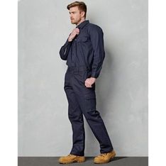 Heavy Cotton Drill Work Pants with Leg Pockets