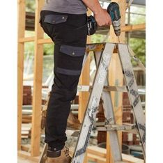 AIWX Stretch Cotton Cargo Work Pants