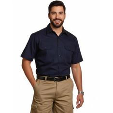 Cool Breeze Cotton Twill Work Shirt with Mesh Ventilation