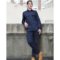 Cool Breeze UPF Cotton Twill Long Sleeve Work Shirt