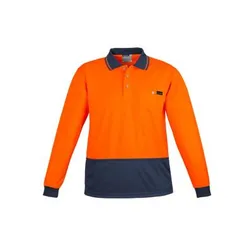 CoolDry Hi Vis Comfort Back Long Sleeve Polo Shirt