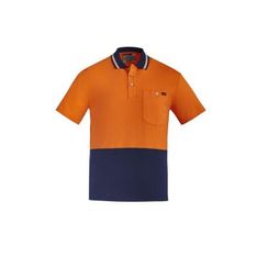 Cotton Short Sleeve Hi Vis Safety Polo with Reflective Tape