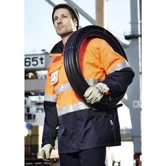 Hi Vis Ultralite Waterproof Safety Jacket with UPF 50