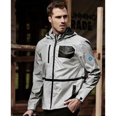 Waterproof Reflective Silver Polyester Jackets