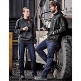 Enzyme Washed Denim Stretch Work Trousers