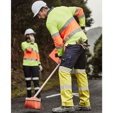 Bio Motion Mens Safety Pants UPF 50 Cotton Drill