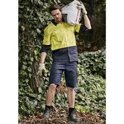 Rugged Cooling Vented Cotton Ripstop Work Shorts