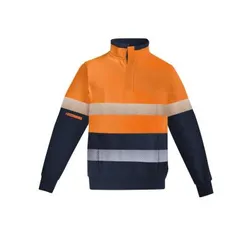 Flame Resistant Modacrylic Half Zip Hi Vis Fleece