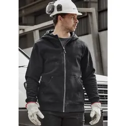 Multi Pocket Zip Fleece Hoodie with UPF Protection