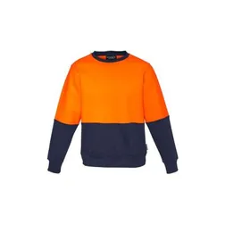UPF 50 Hi Vis Crew Fleece Windcheater
