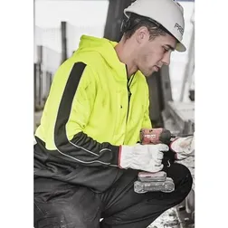 Syzmik High Visibility Fleece Hoodie with UPF Protection