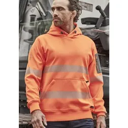 Streetworx Water Resistant Fleece Hoodie with Segmented Reflective Tape