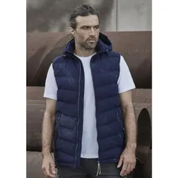 Streetworx Hooded Puffer Vest Unisex Polyester Workwear