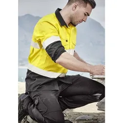Rugged Cooling Hi Vis Taped Long Sleeve Shirt