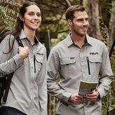 UPF Rated Ripstop Polyester Long Sleeve Shirts
