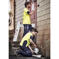 Squad UPF 50 Hi Vis Moisture Wicking Tee Mens