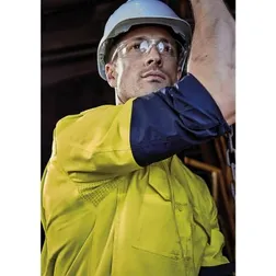 UPF 50 Cotton Twill Closed Front Work Shirt