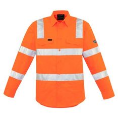 Vic Rail Bio Motion Reflective Long Sleeve Cotton Twill Work Shirt