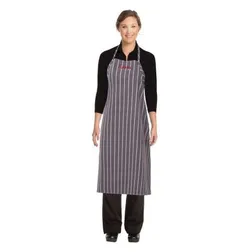 Chalkstripe Bib Apron for Restaurant Kitchens