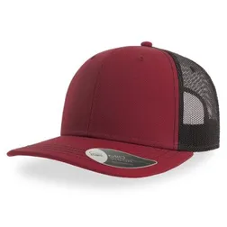 Structured Six Panel Snapback Trucker Cap with Mesh