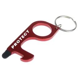 A8002 Push & Press Promotional Care Keys With Stylus Tip