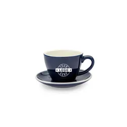 Porcelain Cappuccino Cup and Saucer Set 235ml