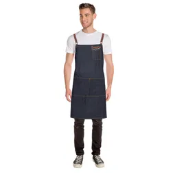 Cotton Denim Cross-Back Bib Workwear Protectors