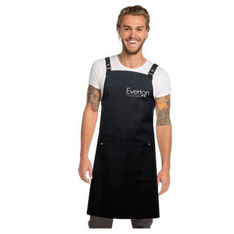 Byron Crossback Cotton Canvas Bib Apron