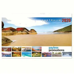 AD15 28 Pages Logo Desk Calendars - Scenic Beauty