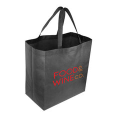 Reinforced Polypropylene Shopping Tote with Baseboard
