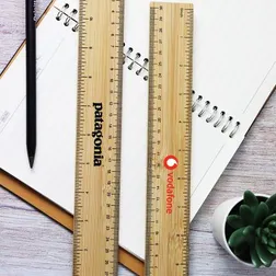 Sustainable Bamboo 30cm Measurement Tool