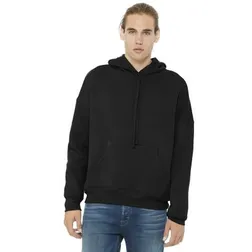 Sponge Fleece Pullover With Kangaroo Pocket