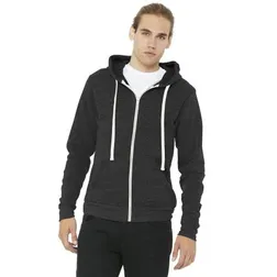 Unisex Triblend Fleece Zipper Jackets Wholesale