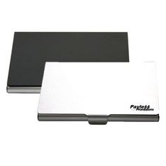 Slimline Anodised Aluminium Business Card Holder