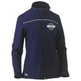 Ladies Bonded Fleece Waterproof Softshell Workwear Jacket