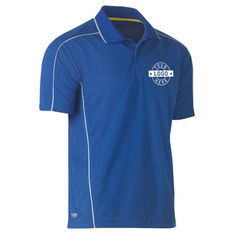 Mens Cool Mesh Hi Vis Polo With Reflective Piping