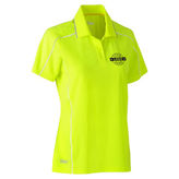 Ladies Cool Mesh Reflective Piping Workwear Polo