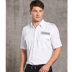 Polyester Cotton Poplin Epaulette Shirts