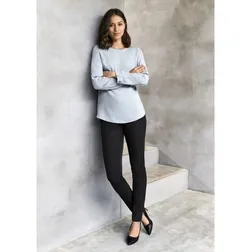 Ladies Slimmer Fit Cotton-Rich Stretch Work Pants