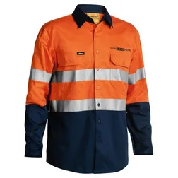 BS6896 Cool Lightweight Printed Workwear Shirts With Reflective Tape