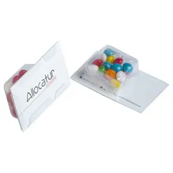 CC001HS Skittles Look-Alike Promo Business Card Confectionery - 14g 