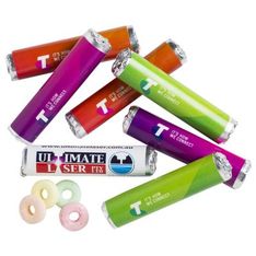 Fruit Flavoured Holey Roll Lollies for Giveaways