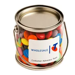 Smarties Filled Small Treat Containers with Full Colour Stickers